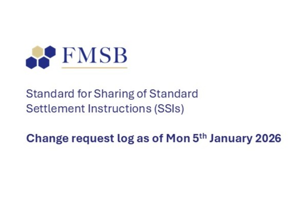 Standard for Sharing of Standard Settlement Instructions (SSIs) – Change request log