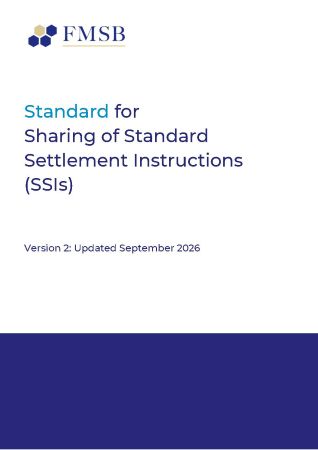 Standard for Sharing of Standard Settlement Instructions (SSIs)